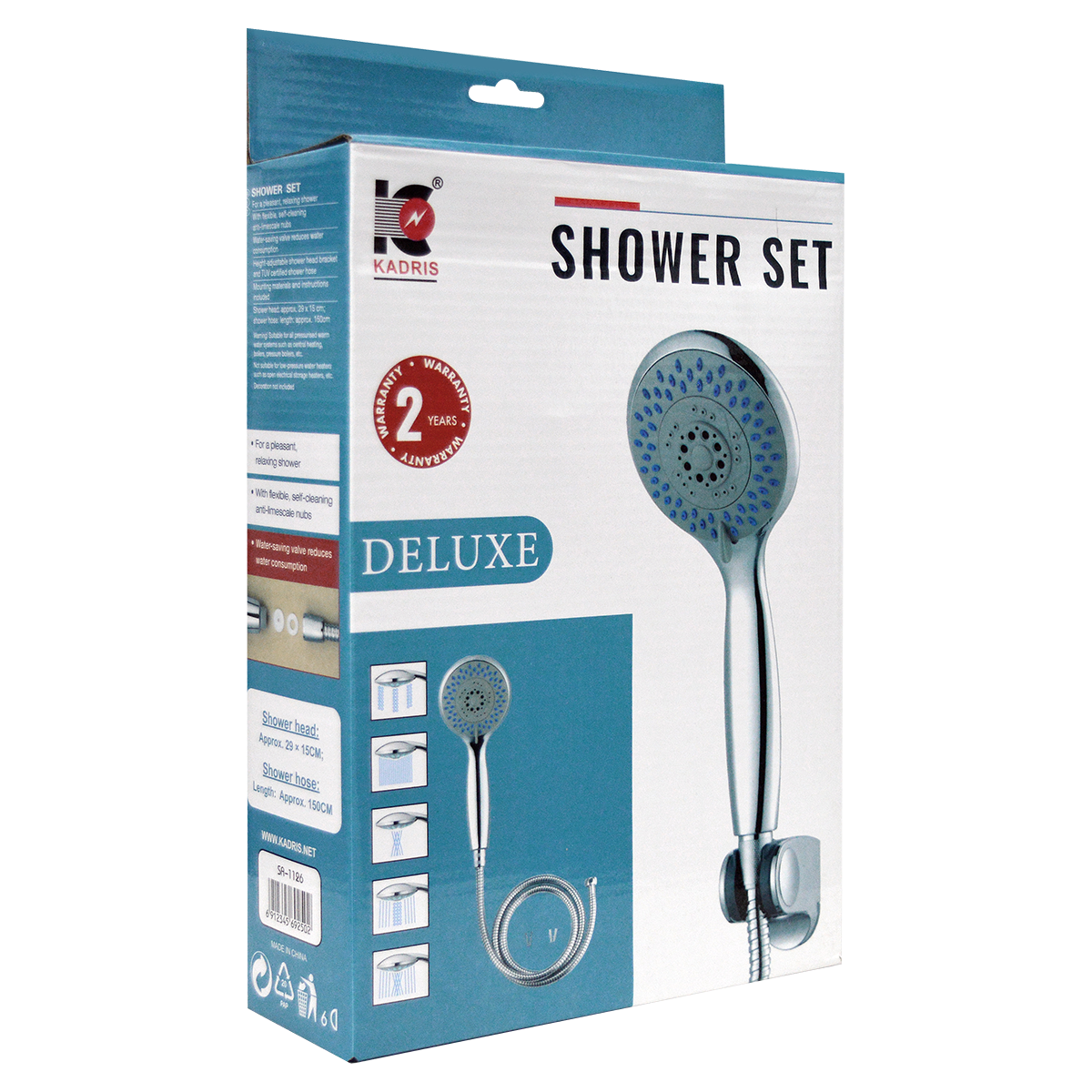 SA-1126 KADRIS SHOWER SET- DELUXE