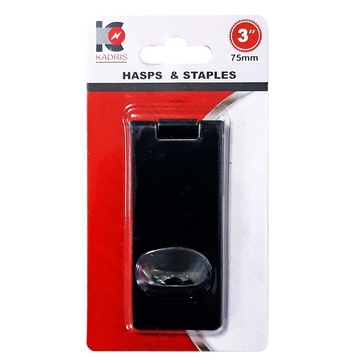 HA-1559 KADRIS HAPS & STRAPLE BLACK 3’’